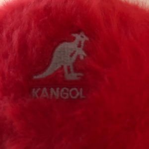 Kangol Red Fuzzy Furgora Bucket Hat Large